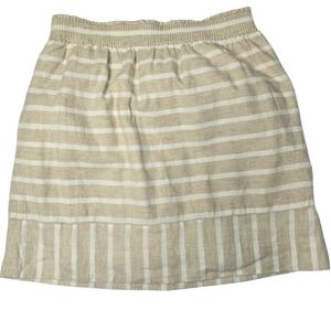 J. Crew Linen and Cotton Mini Skirt